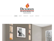 Tablet Screenshot of dickersonhearth.com